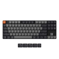 KEYCHRON Mehanička tipkovnica K1 Version 6, bežična, TKL 80 %, QMK, RGB, hot-swap, Low Profile 2.0 Red