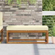 Jastučić za sjedenje na otvorenom, 115 x 40 x 8 cm, krem