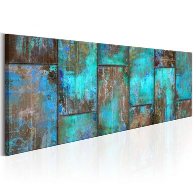 Slika Metal Mosaic Blue 150x50