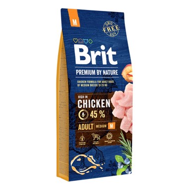 BRIT Premium by Nature Adult Medium Breed 15 kg