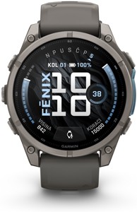 GARMIN Pametni sat fēnix 9, 47 mm, AMOLED, titanij, Pebble Gray