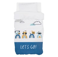 BUBABA BY FREEON Posteljina 6 dijelova Veseli graditelji