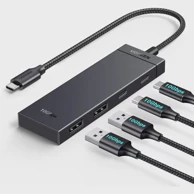UGREEN USB-C hub, 10Gbps, 2x USB-C 3.2, 2x USB 3.2