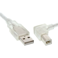 INLINE USB kabel 34516R 2.0 0,3 m USB-A USB b, prozirni