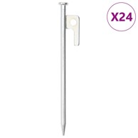 Klinovi za šator 24 kom, 20 cm, Ø 9 mm, pocinčani čelik