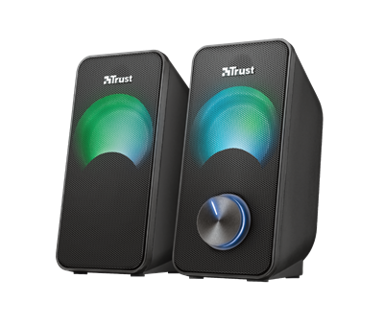 TRUST Zvučnici Arys RGB Compact 2.0, crni