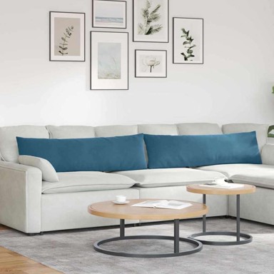Jastučići za sofu 2 kom 145 x 40 cm, kordura tekstil, plavi