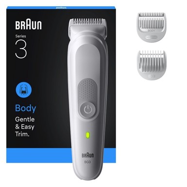 BRAUN trimer Series 3 80789711, svijetlo sivi