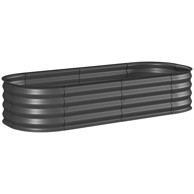 HOMESTAR Povišeni vrtni krevet 90x50x93 cm, smeđi