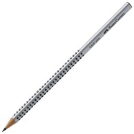 FABER-CASTELL Grafitna olovka B Grip 2001 117001, srebrna