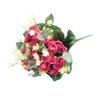 Umjetni buket ruža, 41 cm, crveni