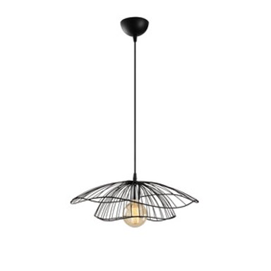 Stropna lampa Tel, 1xE27, crna