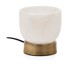 KAVE HOME Krem/mjedena stolna lampa (visina 17 cm) Shenli 