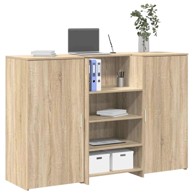 Radni stol 155x50x103,5 cm od konstruiranog drva, sonoma hrast 