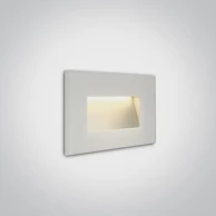 ONE LIGHT Zidna svjetiljka led 4w/3000k/300lm ip65 bijela dm68076/w/w