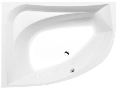 POLYSAN Kada TANYA L, asimetrična, ugradbena, akrilna, 160x120 cm, bijela