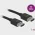 DELOCK Kabel, HDMI, propusnost 48 Gbps, rezolucija 8K 60 Hz, duljina 1 m, crna
