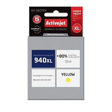 ACTIVEJET Tinta HP 940XL C4909AE, žuta