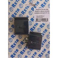 NIVETA Spojnica M za stup, 50x50, s vijkom, metalna, antracit, 4/1 SKIN