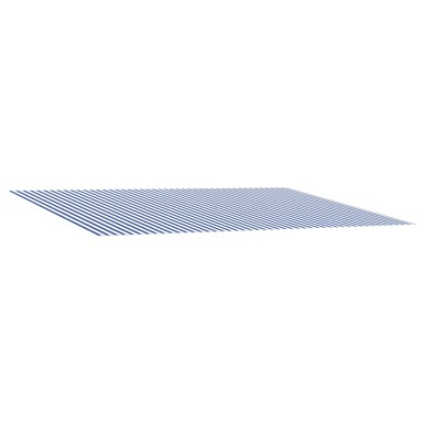 Zamjensko platno za tendu plava i, 500 x 350 cm, poliester, plava i bijela