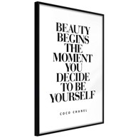 Poster Beginning of the Beauty 20x30