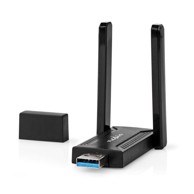 NEDIS Mrežni adapter wi Ø2 4 5 ghz dvostruki pojas USB 3 0 ukupna brzina wi FI ja 1200 Mbps Windows 10 Windows 11 Windows 8
