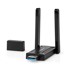 NEDIS Mrežni adapter wi Ø2 4 5 ghz dvostruki pojas USB 3 0 ukupna brzina wi FI ja 1200 Mbps Windows 10 Windows 11 Windows 8