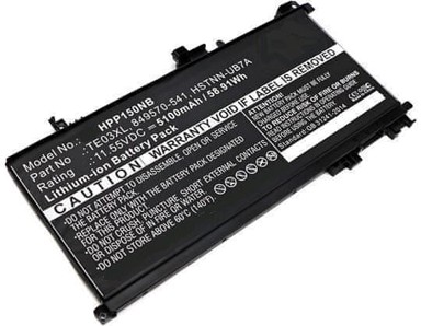 COREPARTS Baterija za HP prijenosno računalo 59,00Wh Li-ion 11,55V 5100mAh crna