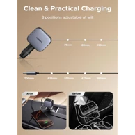 UGREEN Auto punjač 90 W s ugrađenim USB-C kabelom