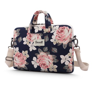 CANVASLIFE Torba Briefcase za laptop 15-16'', Navy Rose
