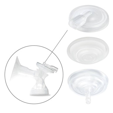 BABYONO Set rezervnih dijelova za izdajalicu NURSE PRO KIT II - poklopac + silikonska membrana + lijevak