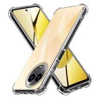 TECHSUIT Prozirna maskica otporna na udarce Shockproof Clear Silicone za Realme 11 5G