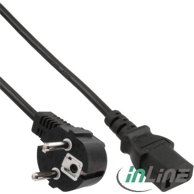 INLINE Kabel za napajanje 16655, 5 m, crna