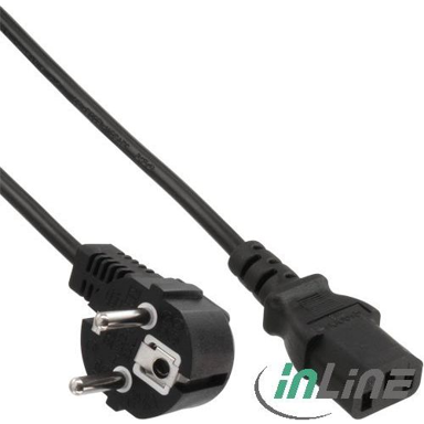 INLINE Kabel za napajanje 16655, 5 m, crna