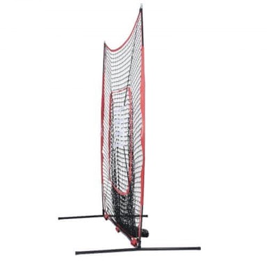 VEVOR Mreža za trening bejzbola i softbola 7x7 ft, crvena