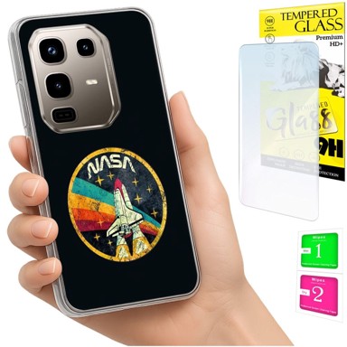 Futrola za Infinix note 50 pro 4G, zaštitna maska s foto izrezom, futrola + 9H staklo