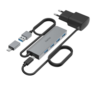 HAMA USB čvorište 00200138, sivo
