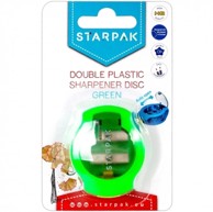 STARPAK Šiljilo, 1 rupa, zeleno