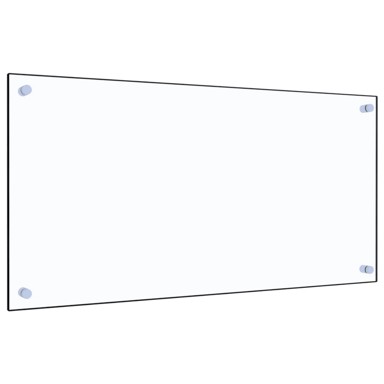 Kuhinjska zaštita od prskanja, kaljeno staklo, prozirna