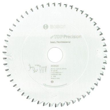 BOSCH List kružne pile Top Precision Best for MultiMaterial, preklopne pile, precizni rezovi