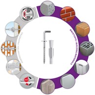 TOX Plastična tipla PIRAT BILL-XL 8/80 (4/1) sa L kukom