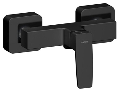 SAPHO Miješalica za tuš TURSI, zidna, mat crna