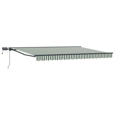 Okvir tende ručni s LED rasvjetom, 5x3 m, zelena/bijela, antracit