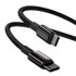 BASEUS USB kabel tip C, 100 W, 5 A, 2 m, crni