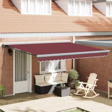 Tenda na automatsko uvlačenje 400 x 300 cm, bordo