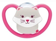 NUK Silikonska duda varalica 18-36 mj, roza