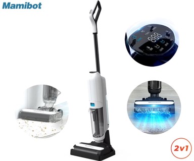 MAMIBOT Štapni usisavač Flomo Lite 2u1, crno-bijela