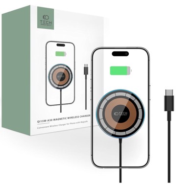 TECH-PROTECT Bežični punjač QI15W-A30 Magsafe super brzi