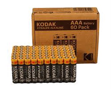 KODAK Alkalne baterije Xtralife, AAA, pakiranje 60 komada