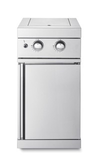 Grill s dvostranim plamenikom, inox 7641